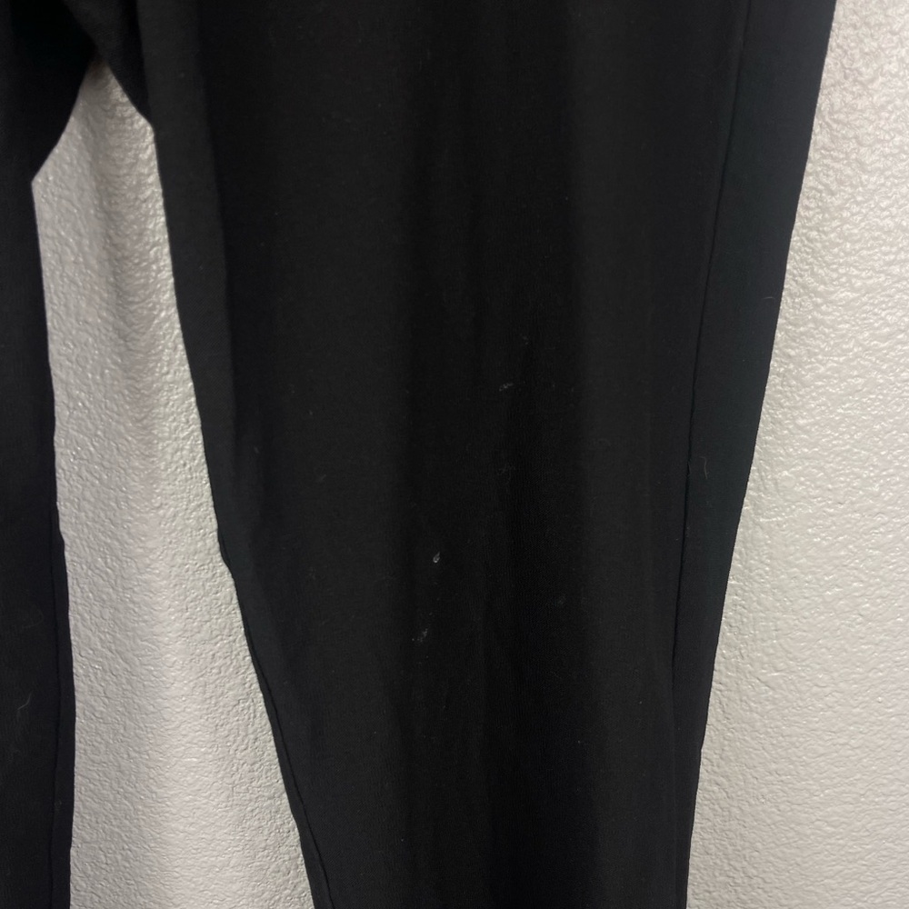 Eileen Fisher Washable Stretch Crape Pants Slim Fit Ankle Length Womens XL Black - Picture 3 of 9